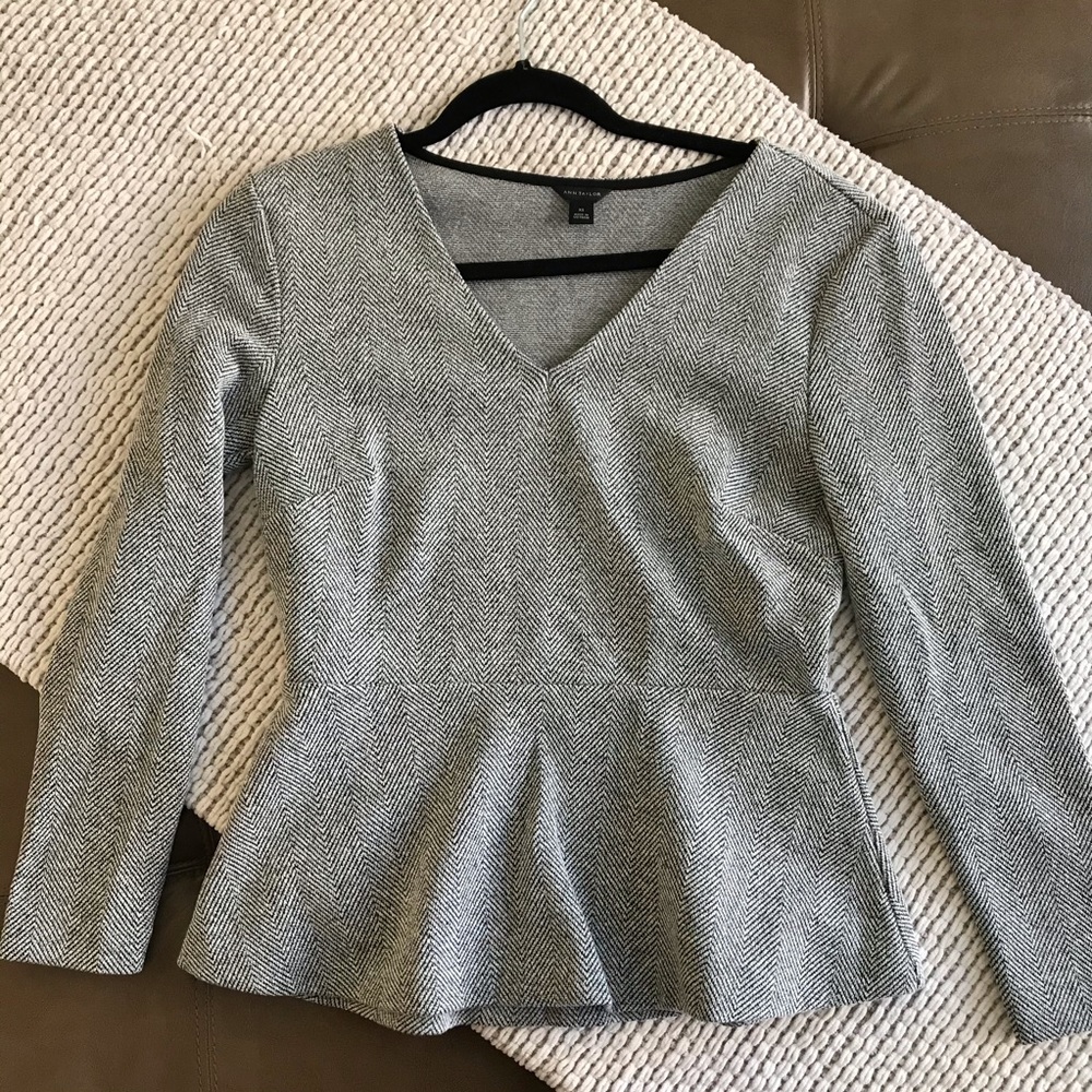 Ann Taylor Peplum Top